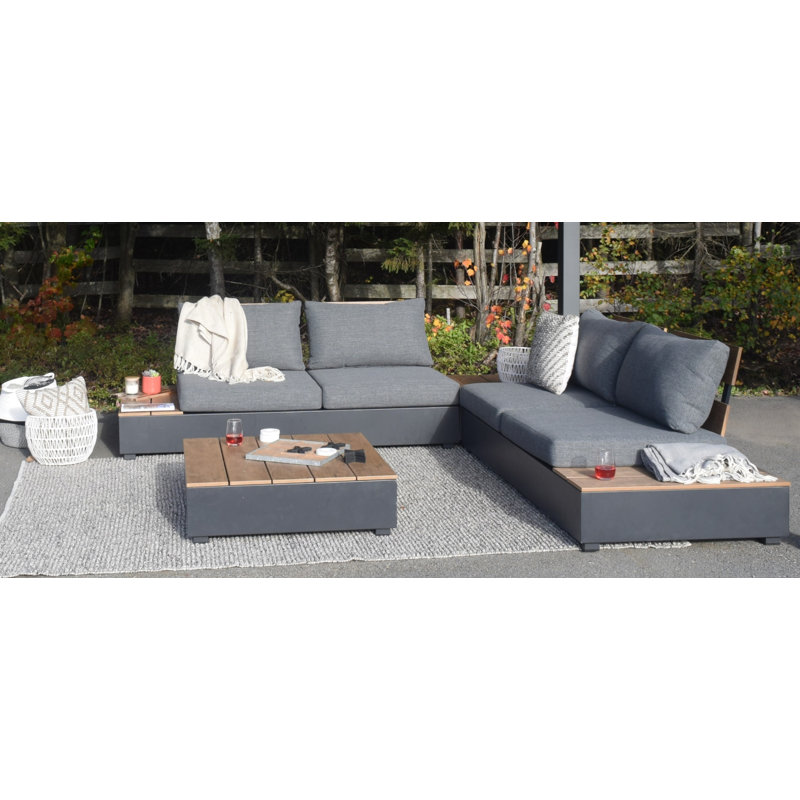Tapis Terra - gris mélangé, Rectangle 5 pi x 7 pi