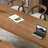 Modern and simple rectangular brown desk-228974833