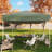 10x10 ft Pop Up Canopy Tent, Outdoor Tent with 3 Adjustable Height, Easy Set Up Canopy with 4 Sandbags & Carrying Bag for Camping, Parties, Outdoor Events-117122226
