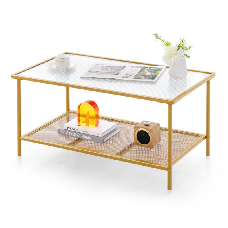 Berardinelli Glass Top Single Coffee Table