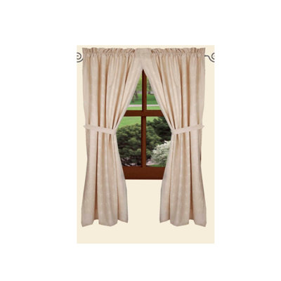 Castleberry Cotton Room Darkening Curtain Pair