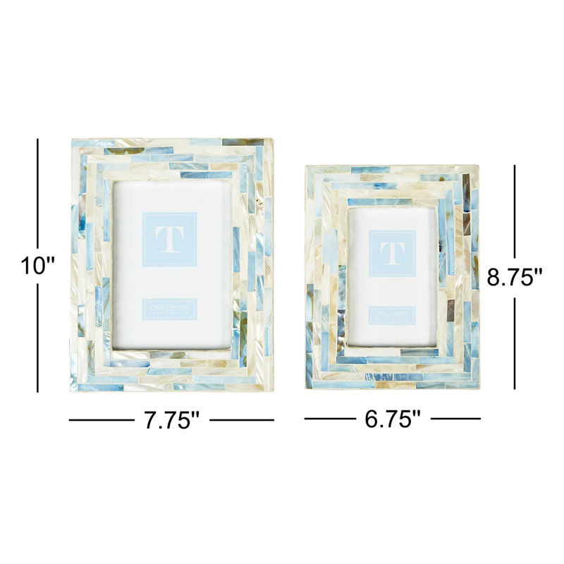 Ceramic Matte Picture Frame - Set of 2