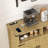 59"W Sideboard with Cabinets with Adjustable Shelves and Charging Ports-1904757213