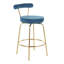 Tabouret de comptoir pivotant 25,5 po Kayson-383255567