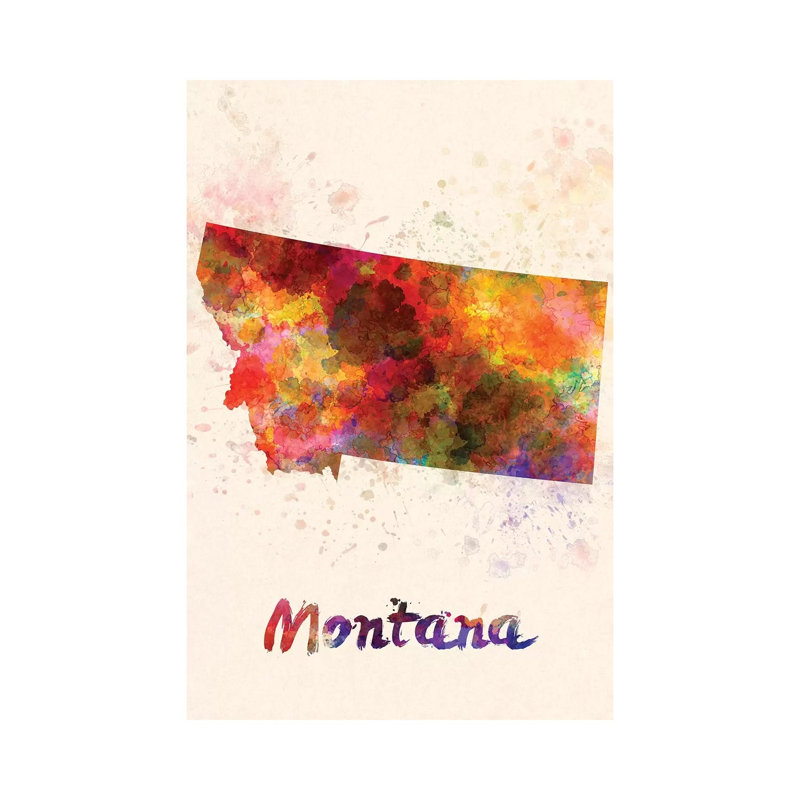 Montana by Paul Rommer - Wrapped Canvas Painting, 66.04 cm H x 45.72 cm W