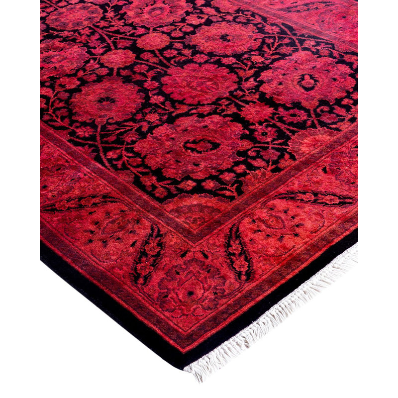 Overyed One-of-a-Kind Runner 2'7" X 12'6" Hand Knotted Area Rug