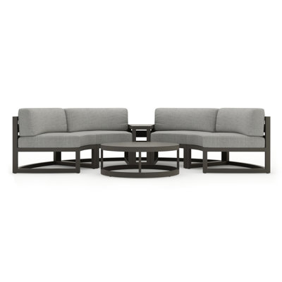 Bergeron 4 - Person Patio Conversation Set with Cushions