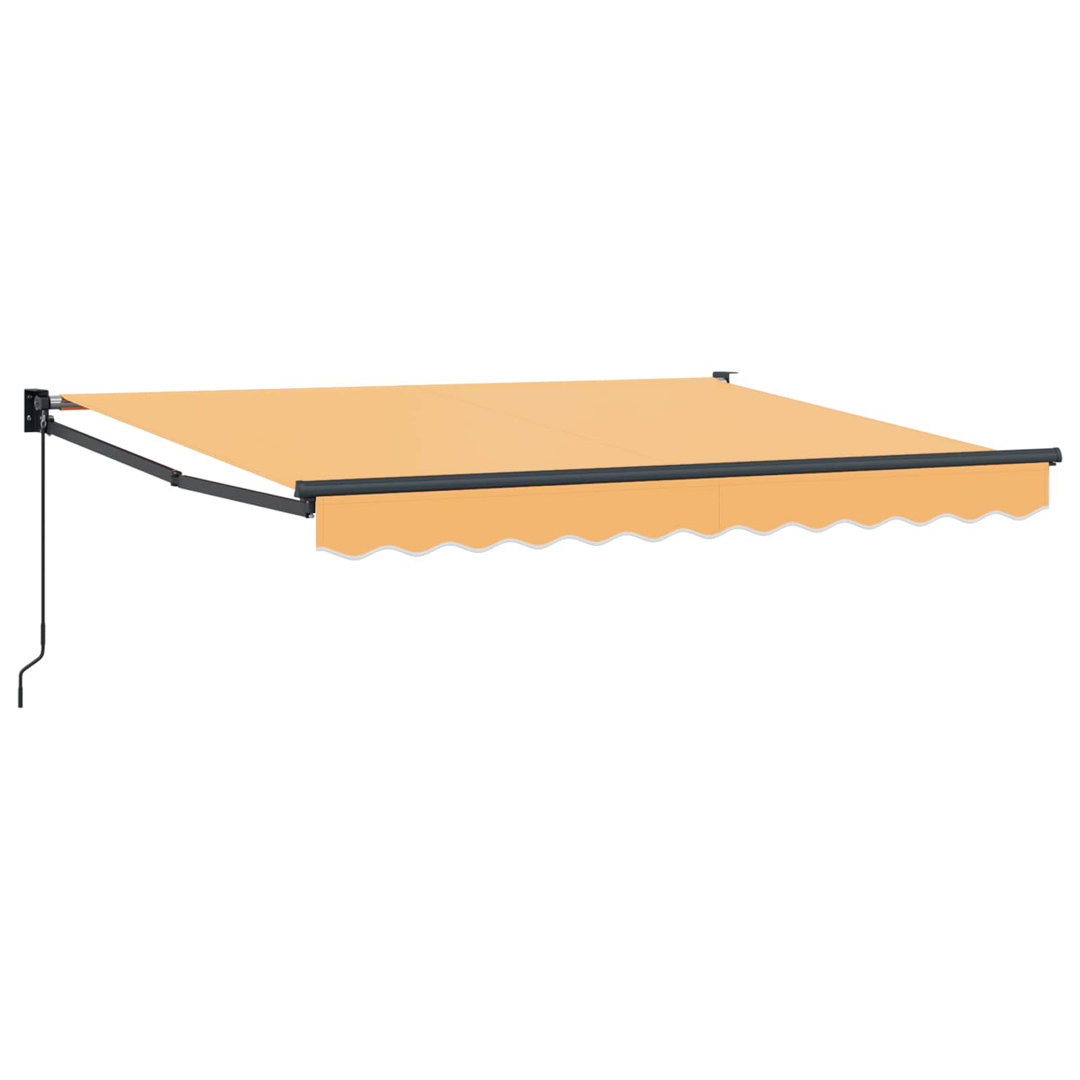 Vidaxl Retractable Awning Door Canopy Garden Patio Awning Fabric And Aluminium