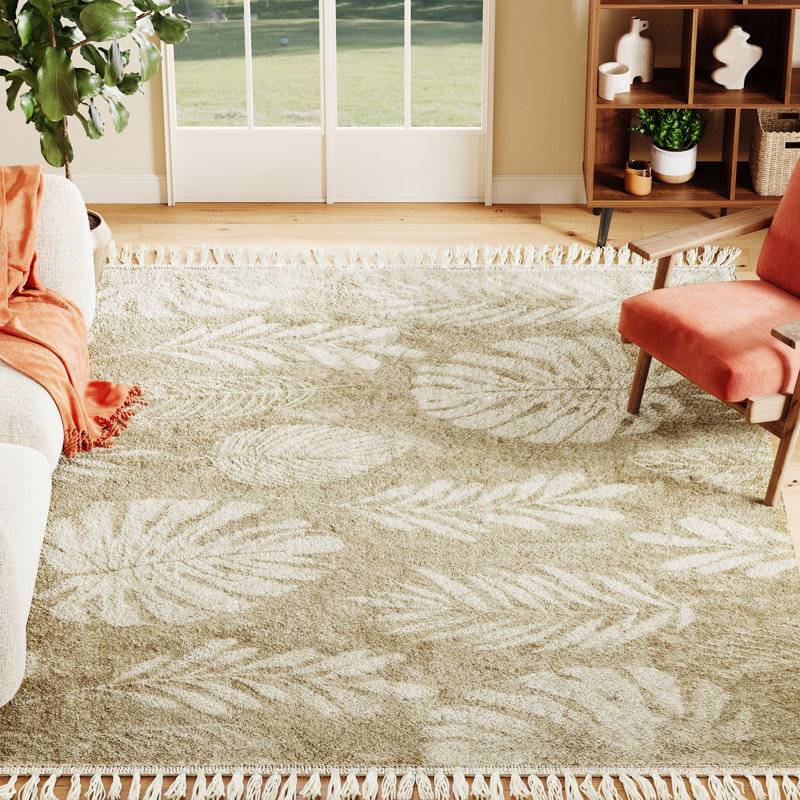 Tapis à fleurs Annice, Rectangle 3 pi x 5 pi