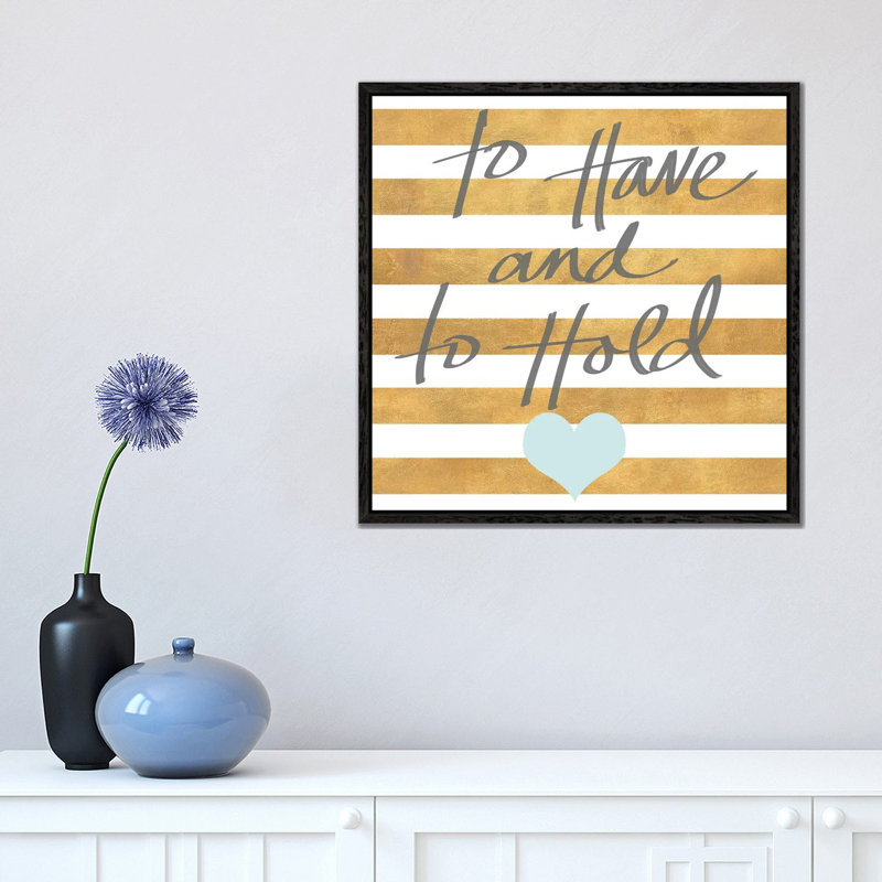 Wedding II by Sd Graphics Studio - Print on Canvas, Black Framed Canvas, 93.98 cm H x 93.98 cm W