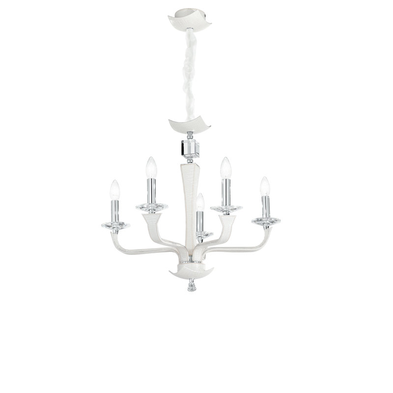 Foust 5 - Light Candle Style Chandelier
