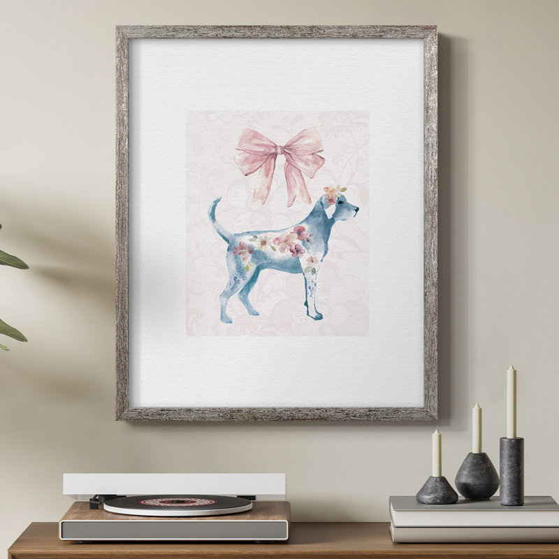 Lacy Macy Framed Print - Solid Wood, 11" H x 9" W