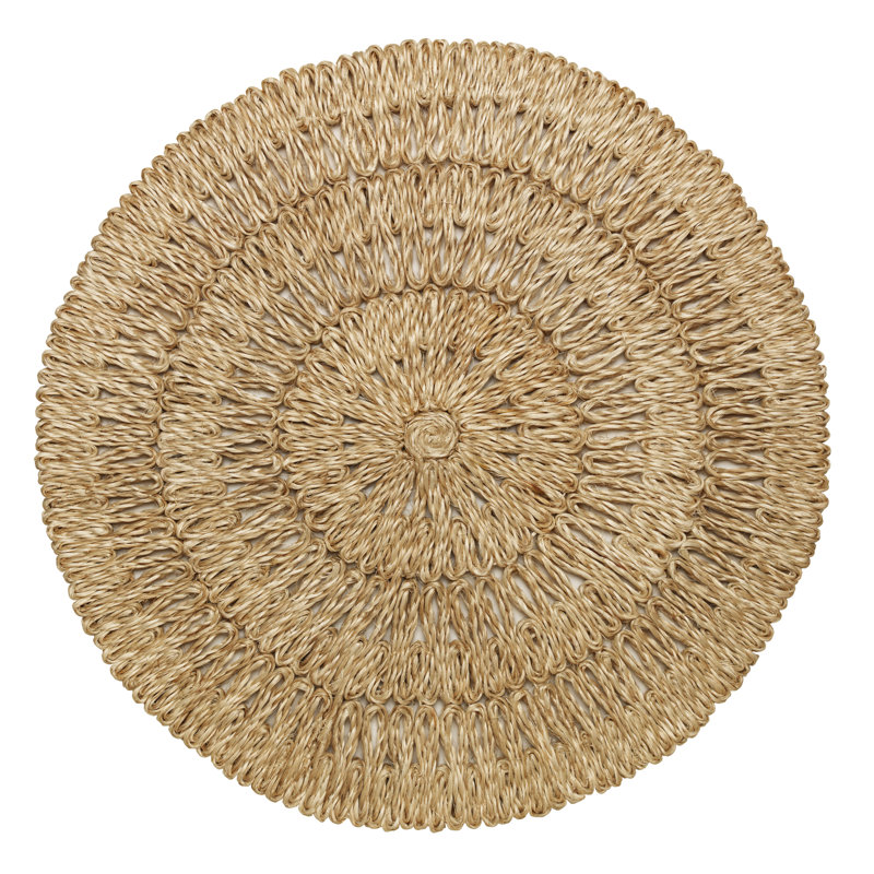 Straw Loop Placemat, Natural