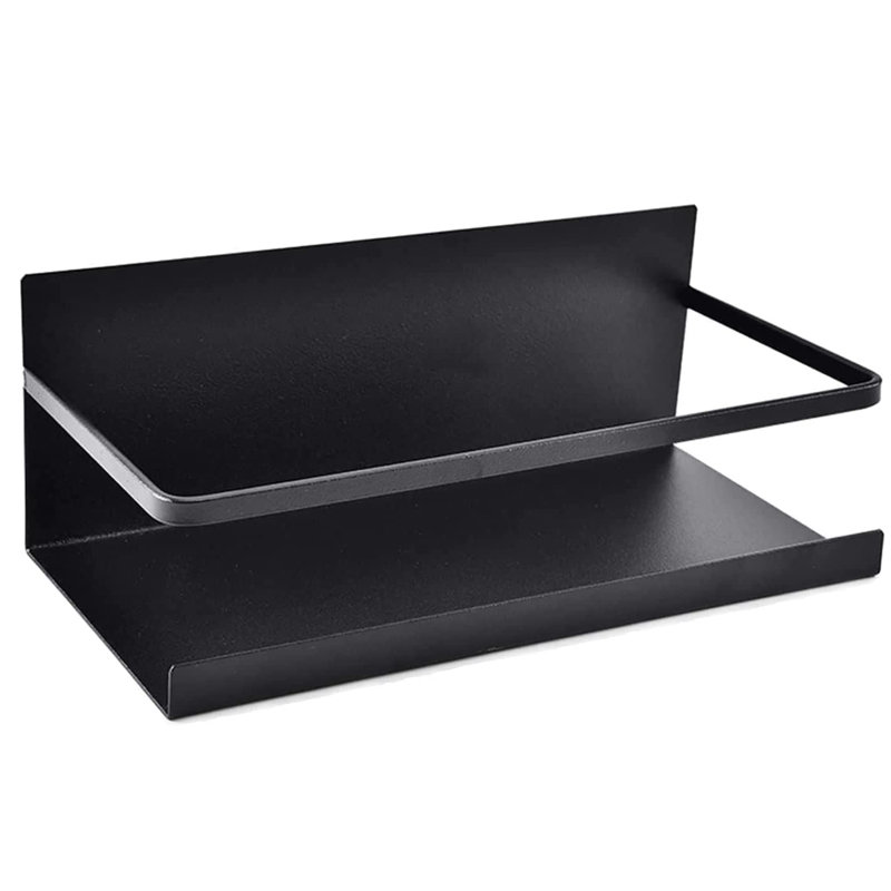 Support à épices magnétique à 8 pots, Noir