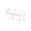  Modern Tv Stand Up To 40" Tvs With Soft-close Drop-down Door-991921487