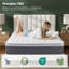 Matelas hybride à ressorts ensachés en mousse viscoélastique respirante-1971587823