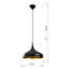 Luminaire suspendu simple à hauteur réglable-102740567