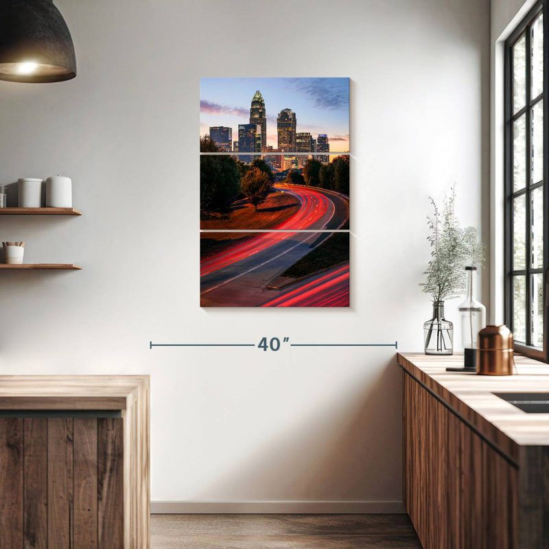 Masam illuminé Charlotte Highway, H 38 po x l 24 po