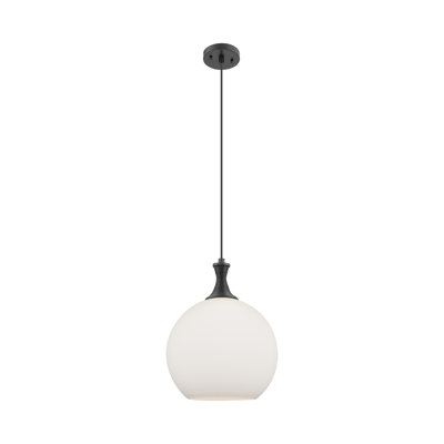 Downtown Urban - Wolford - Mini-luminaire suspendu en métal détaillé à 1 lumière - abat-jour transparent