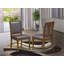 A3BC0CF6D4B54A2EA0A996CE40DEF1A9 5-Piece Modern Dining Set includes a Modern Table and 4 Kitchen chairs - Antique Walnut-300362042