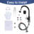 Pull Down Single Handle Kitchen Faucet with 3-Modes Advanced Spray-82373881