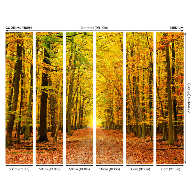 Mounce Matte Wall Mural, 240cm L x 300cm W