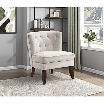 Fauteuil d'appoint capitonné