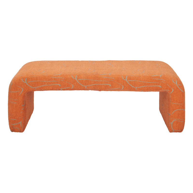 Banc Nendo abstrait orange