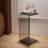 Small C-Shaped Acrylic Side Table, Multi-Purpose Modern Coffee Table For Living Room And Bedroom-115101509