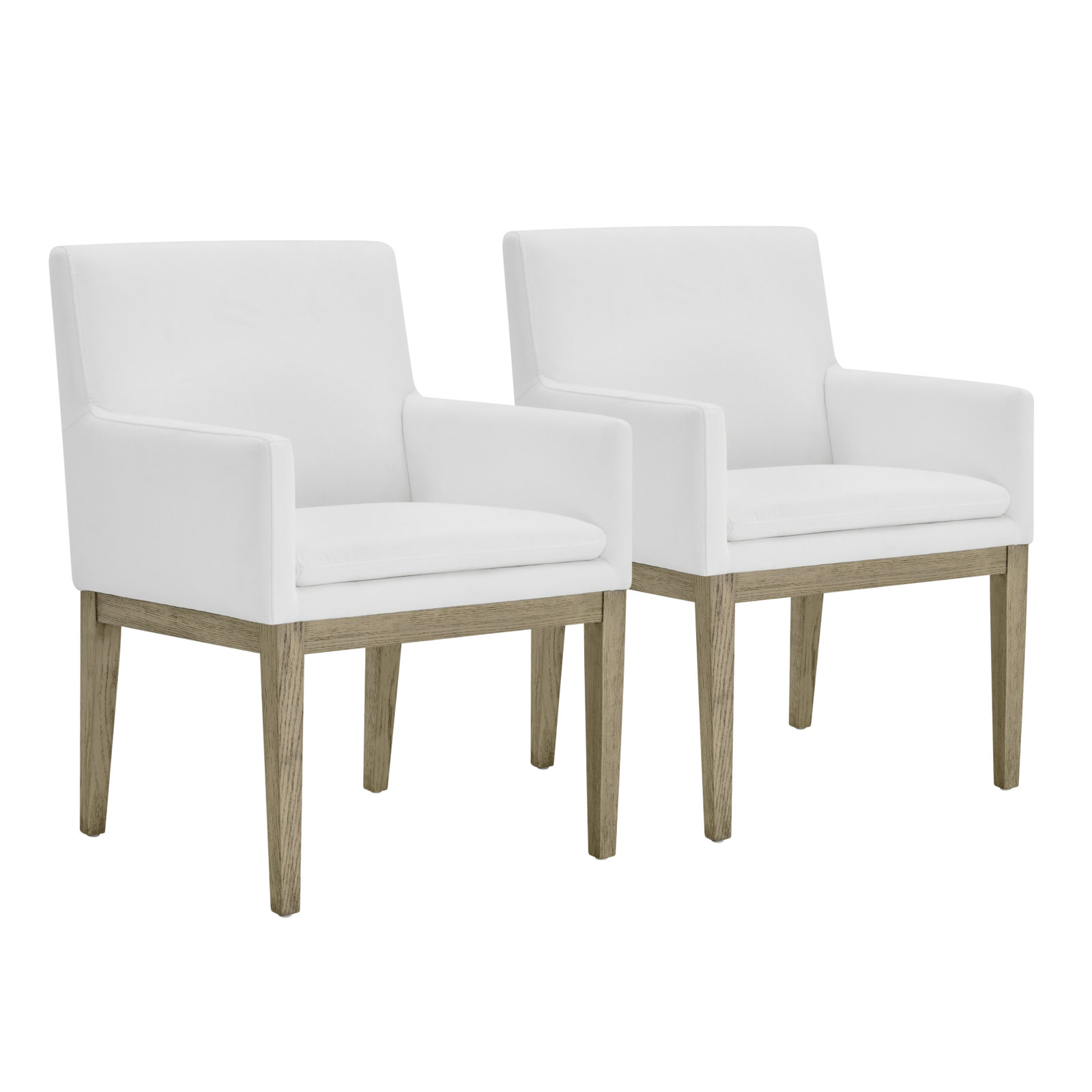 Bethea Dining Chair With Arms, Prestige Pearl