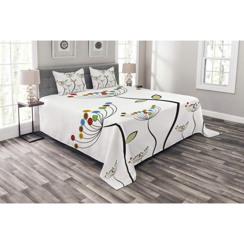 Modern & Contemporary No Coverlet, Queen Coverlet + 2 Shams