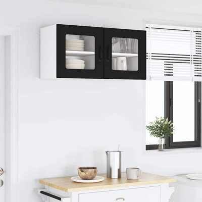 Vidaxl Kitchen Cabinet With Shelf 2 Pcs Concrete Grey 40 X 31 X 40 Cm