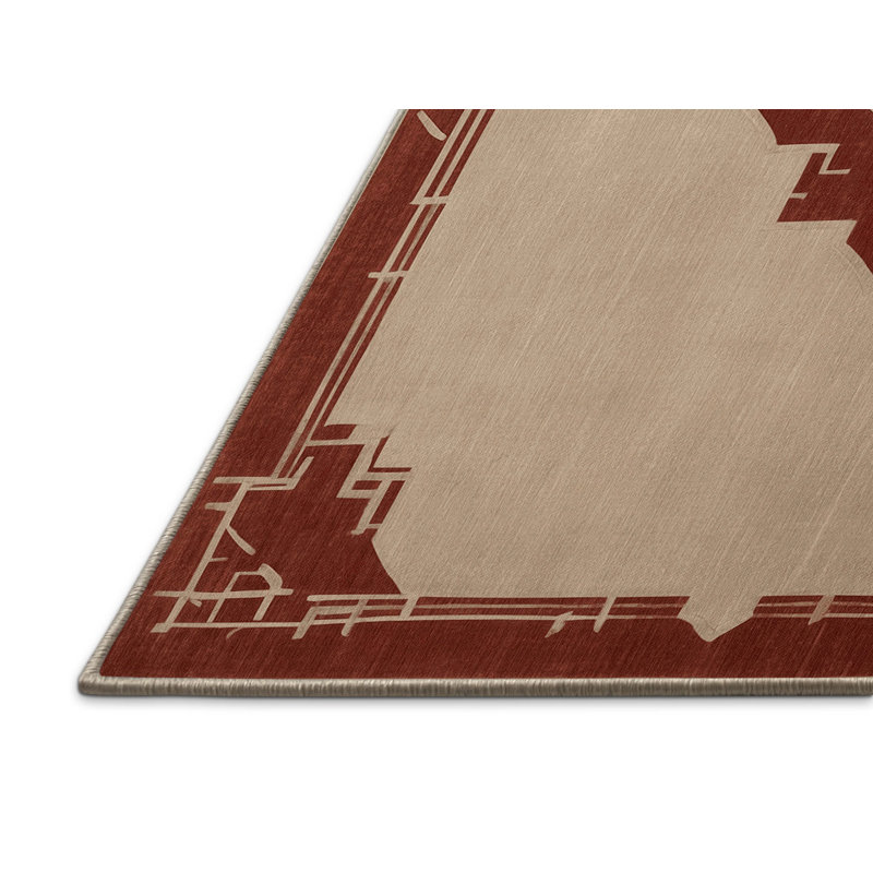 Radiant Facets Rug, Rectangle 4' x 6'