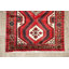 Tapis unique en laine noué à la main nouvel âge 2 pi 11 po x 4 pi 10 po rouge Nizeria