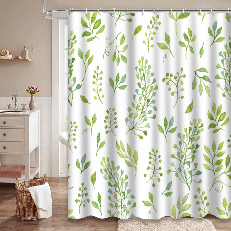 Mignon rideau de douche à 12 crochets, L 72 po x l 84 po