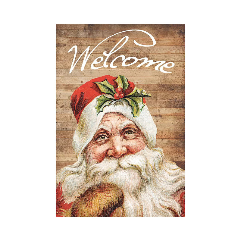 Welcome 1 Piece Wrapped Canvas Wall Art, 66.04 cm H x 45.72 cm W x 1.91 cm D