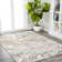Tapis beige / ivoire à motif marbré Bille
