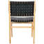 Chaise d'appoint en cuir Alston-1281083734