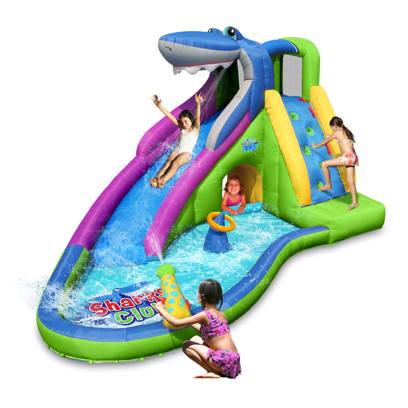 10.5' x 15' Inflatable Water Slide with Air Blower