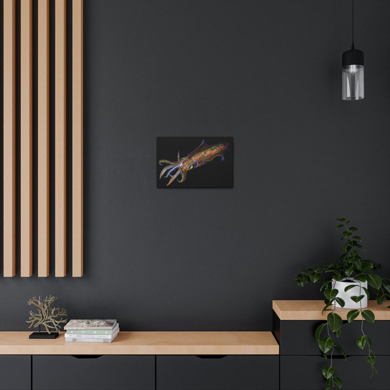 Art mural majestueux calmar majestueux, H 11 po x l 14 po