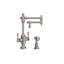 Towson Two Handle Kitchen Faucet - 12" Articulated Spout-1126513096