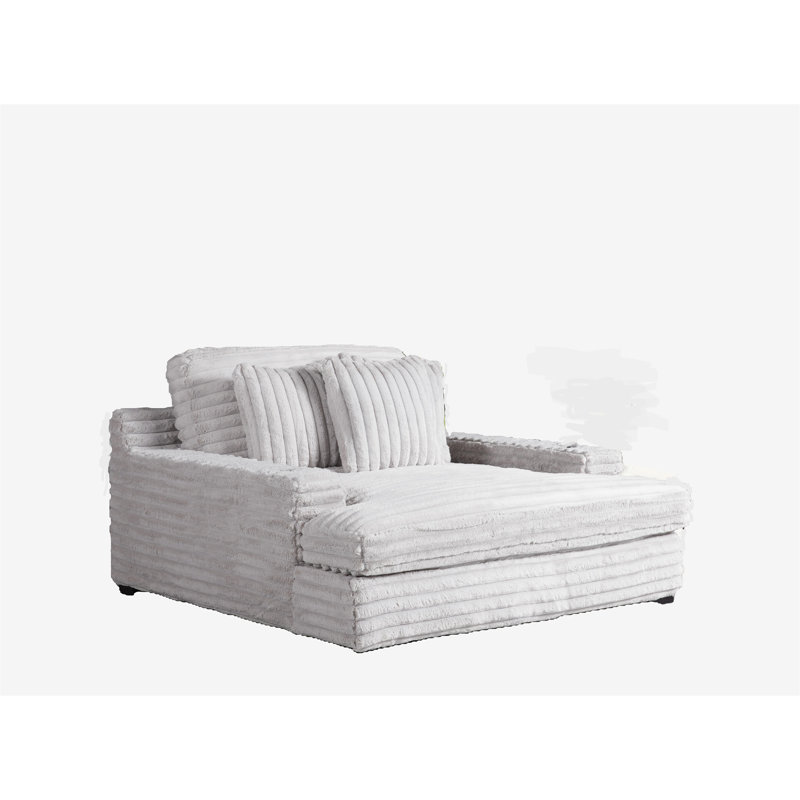 Fauteuil Man Wah Presley, Gris clair