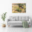 Deer In The Field - No Frame Print on Canvas