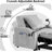 Black & Dark Grey 3-In-1 Convertible Sofa Bed Chair, Single Recliner With Adjustable Back, Suitable For Small Spaces-920761143-920761142