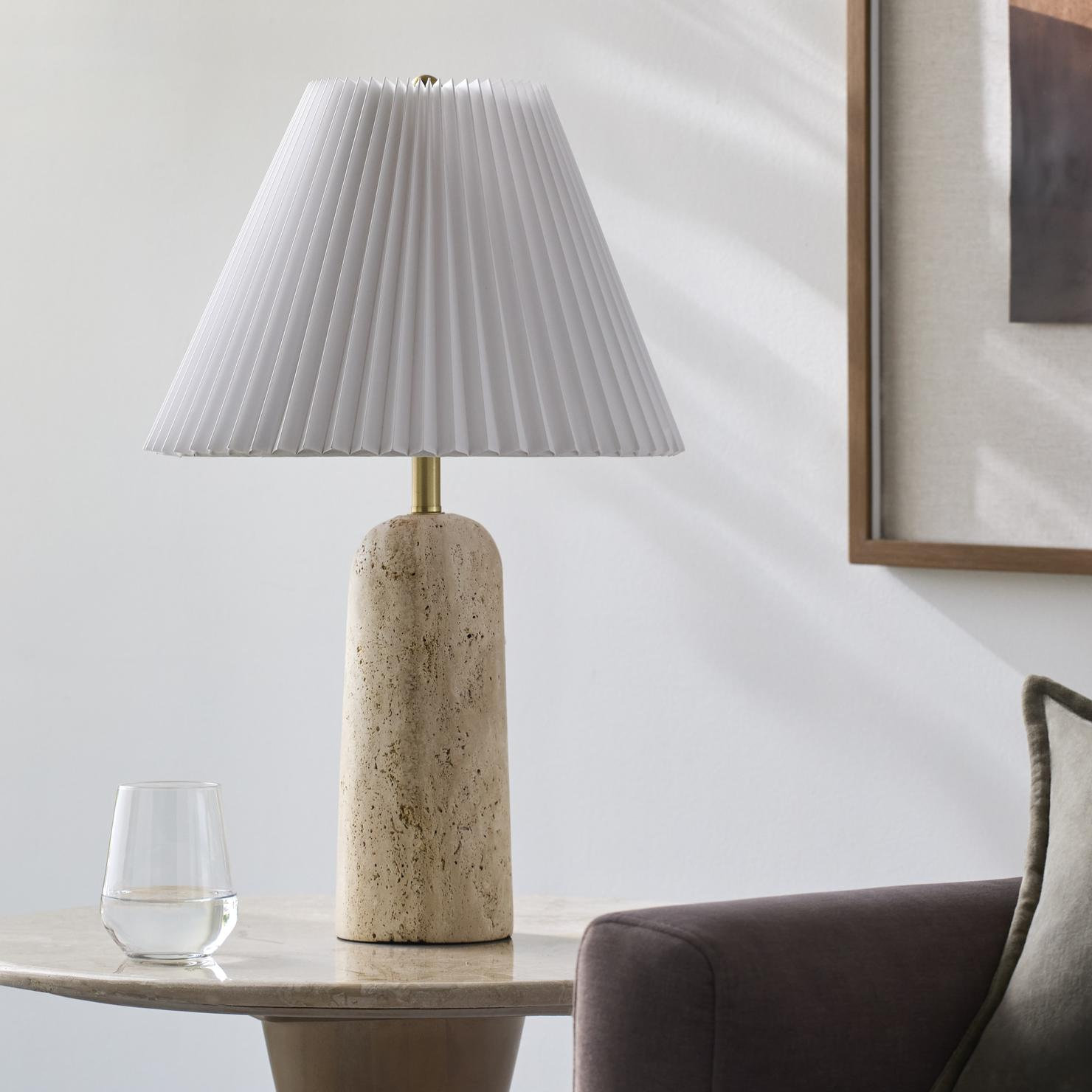 Galey Alix x Livabliss Autumn Laurel Accent Table Lamp, 22" H x 16" W x 16" D