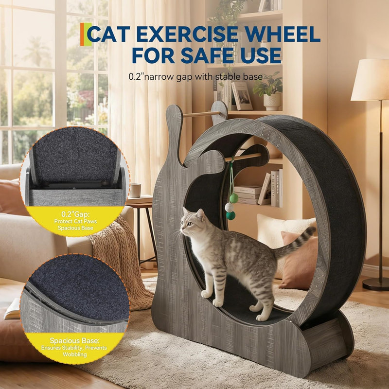 Scratching Post, Grey, 110.6cm H x 35.5cm W x 116cm L