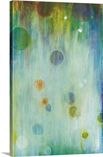«Gobles Blown Glass» par Liz Jardine, reproduction d'art sur toile, H 24 po x l 10,2 po x P 1,25 po
