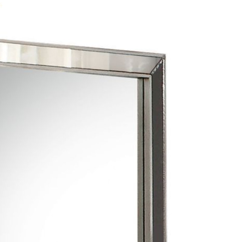 Miroir Voeville II, Argent argent, 36,03 po x 32,03 po