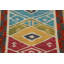 Tapis kilim vibrant 5 x 8