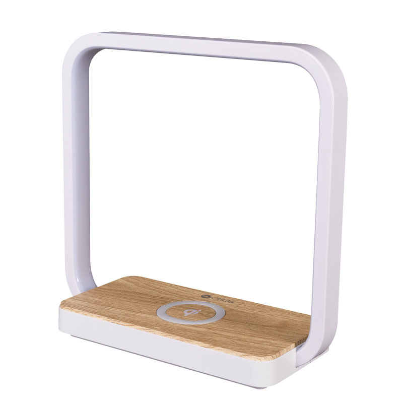OttLite Wireless Charging Station and Night Light, White
